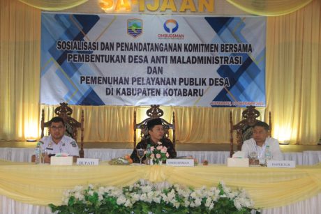 DIBENTUK Desa Anti Maladministrasi di Kotabaru, Ombudsman Apresiasi (2)