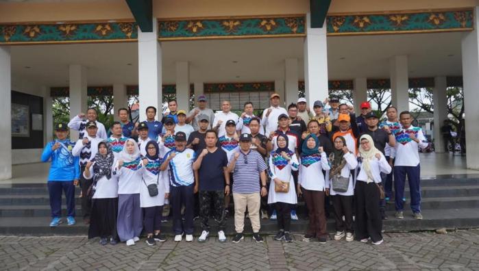 PIMPINAN SKPD Diajak Ibnu Sina Berolahraga