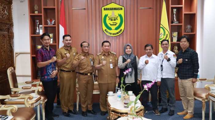 SILATURRAHMI Walikota-KPU Kota Banjarmasin Bahas Penyelenggaraan Pemilu 2024