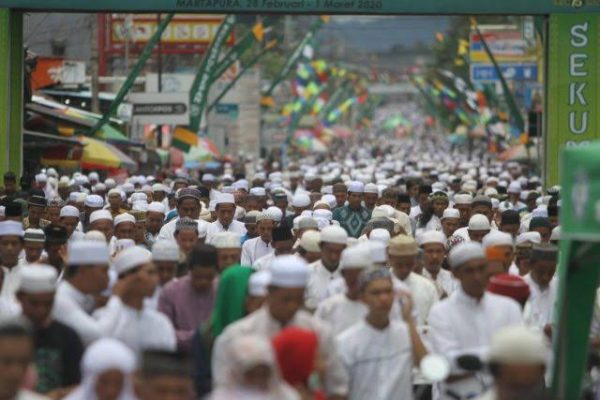 Suasana haul abah guru sekumpul sebelumnya. Foto Dok