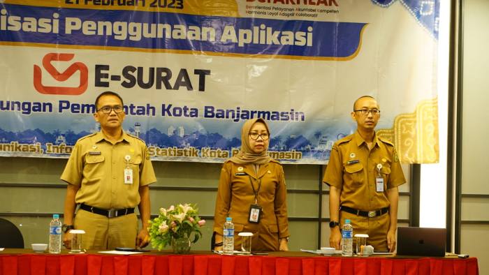 DUKUNG Perwujudan Banjarmasin Smart City, Sosialisasi Aplikasi E-Surat