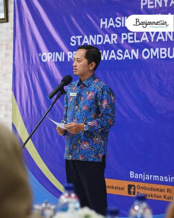 OMBUDSMAN Minta Instansi Pelayanan Publik di Kalsel Jangan Terlena Dapat Kategori Zona Hijau