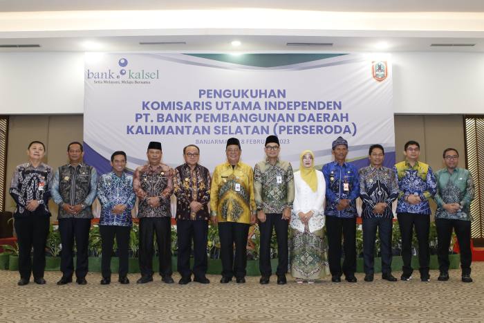 PAMAN BIRIN Kukuhkan Hatmansyah Jadi Komisaris Utama Bank Kalsel