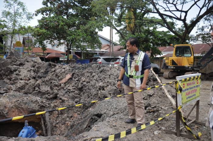RAMPUNG Pemasangan Pipa Baru Diameter 630 Mm, PAM Bandarmasih Uji Coba