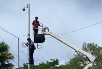penambahan pemasangan Closed Circuit Television (CCTV) dipasang pada jalanan wilayah Kabupaten Banjar. Foto ist