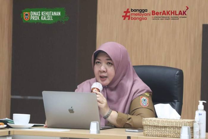 Sekretaris Dishut Provinsi Kalsel, Kinta Ambarasti