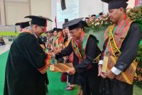 Kompol Mohammad Fihim masuk wisudawan terbaik kedua Program Doktor (S3) Ilmu Hukum Universitas Islam Sultan Agung (Unissula) Semarang. Foto Ist