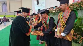 Kompol Mohammad Fihim masuk wisudawan terbaik kedua Program Doktor (S3) Ilmu Hukum Universitas Islam Sultan Agung (Unissula) Semarang. Foto Ist
