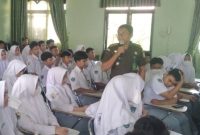 Kegiatan JMS (Jaksa Masuk Sekolah) kepada siswa – siswi di SMA Negeri (SMAN) 1 Banjarmasin, Senin (20/3/2023). Foto Ist