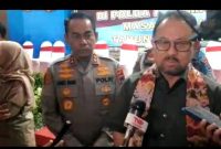 Wakil Ketua Komisi III dari Fraksi PAN Dapil Kalsel, Pangeran Khairul Saleh ketika bersama rombongan kunjungan kerja spesifik, di Polda Kalsel, JUmat (31/3/2023) Foto Ist