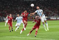 Timnas Indonesia vs Argentina pada laga FIFA Matchday Juni 2023 (Foto: Dok.Okezone)