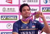 Chico Aura Dwi Wardoyo juarai Taipei Open 2023 usai kalahkan Su Li Yang. (Foto: Istimewa)