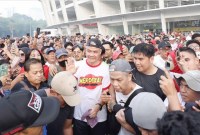 Ganjar Pranowo olahraga di GBK. (Foto: Istimewa)