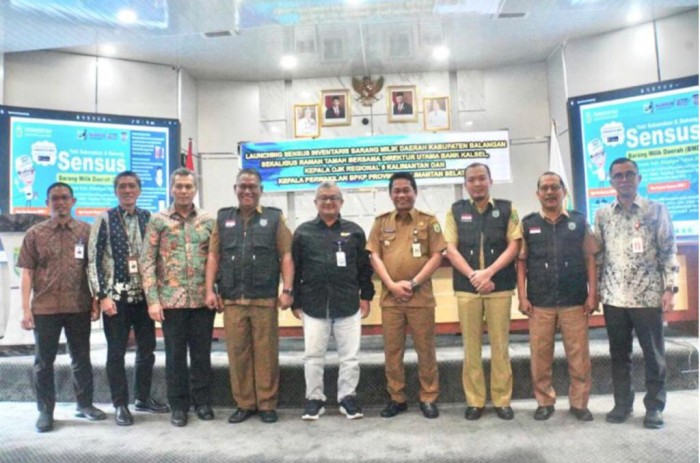 Launching Sensus Inventaris BMD di Aula Benteng Tundakan, Kantor Bupati Balangan, Paringin Selatan, Selasa (11/7/2023)