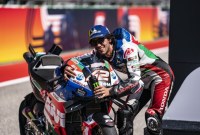 Pembalap LCR Honda, Alex Rins suskes memenangi MotoGP Amerika 2023. (Foto: Twitter/Rins42)
