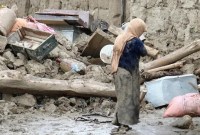 Pakistan telah dilanda hujan terberat dalam beberapa dekade. Setidaknya 26 orang tewas dan puluhan lainnya hilang usai banjir bandang menerjang Provinsi Wardak, Afghanistan, Sabtu (23/7) malam waktu setempat. (Foto: AP Photo/Shafiullah Zwak)