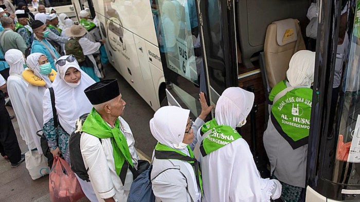 Keberangkatan SUB 38 dari Makkah ke Madinah. (Dokumentasi KEMENAG RI)