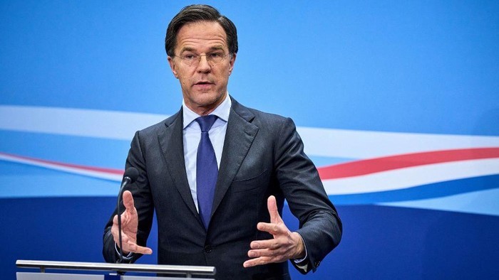 Mark Rutte, Perdana Menteri terlama sepanjang sejarah Belanda, akhirnya mengundurkan diri. (AFP PHOTO)