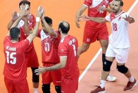Timnas Voli Putra Bahrain lolos ke final AVC Challenge Cup 2023 setelah bantai Korea Selatan 3-0. Selanjutnya Bahrain akan tantang penakluk Timnas Indonesia di Final! (Foto: Instagram/@avcvolley)