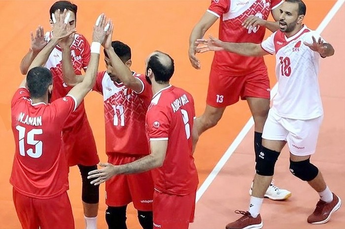 Timnas Voli Putra Bahrain lolos ke final AVC Challenge Cup 2023 setelah bantai Korea Selatan 3-0. Selanjutnya Bahrain akan tantang penakluk Timnas Indonesia di Final! (Foto: Instagram/@avcvolley)