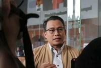 Kepala Bagian Pemberitaan KPK Ali Fikri, memastikan tetap memproses hukum kasus dugaan korupsi meskipun di tahun politik jelang Pemilu 2024. (Antara Foto)