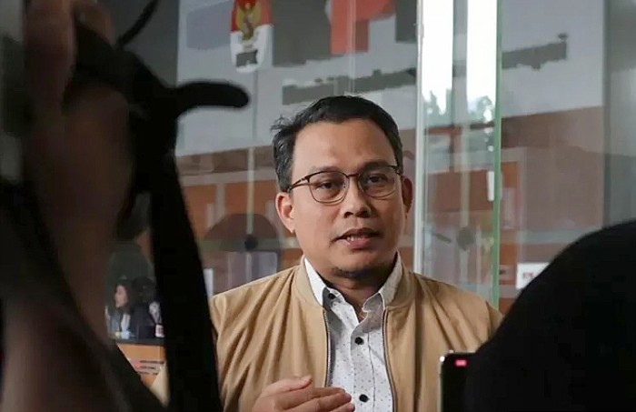 Kepala Bagian Pemberitaan KPK Ali Fikri, memastikan tetap memproses hukum kasus dugaan korupsi meskipun di tahun politik jelang Pemilu 2024. (Antara Foto)
