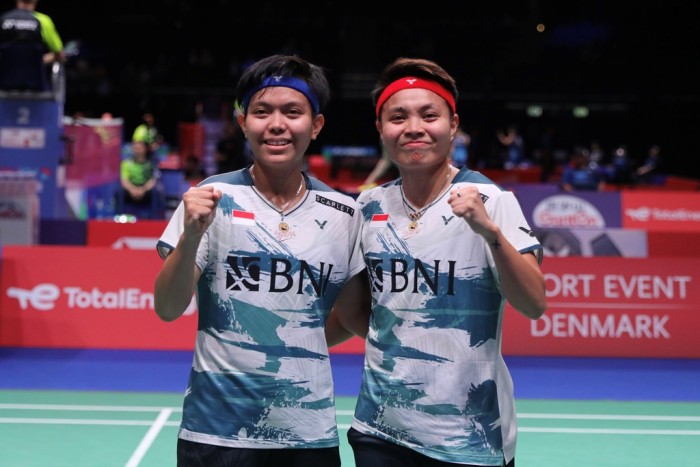 Apriyani Rahayu/Siti Fadia Silva Ramadhanti tembus Perempatfinal. (PBSI)