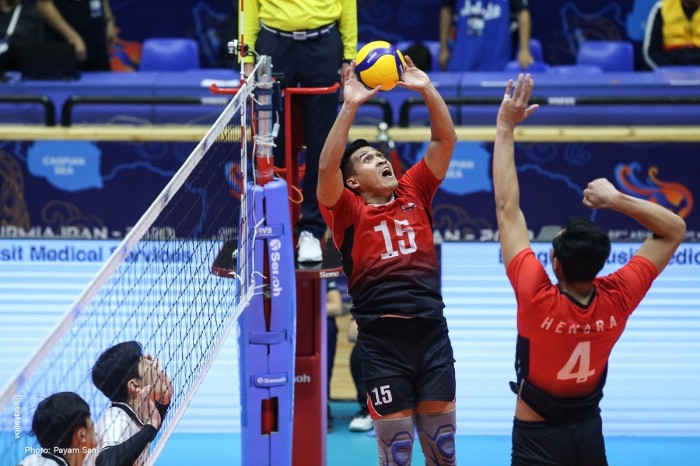 Timnas Voli Indonesia kalah tipis 2-3 dari Pakistan di AVC Asian Volleyball Championship 2023. (AVC Volley)