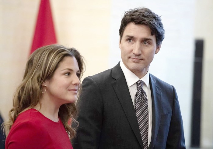 PM Kanada Justin Trudeau dan Sophie Gregoire. (The Canadian Press/Justin Tang)