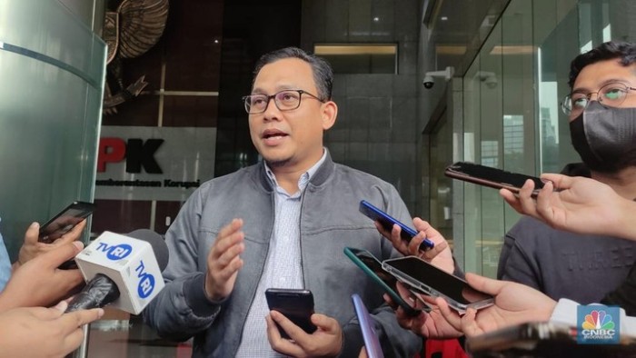 Ali Fikri, Kabag Pemberitaan KPK. (Foto: CNBC Indonesia)