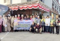 Rombongan wisatawan Banjar Malaysia. (Antara/Hasan Z)