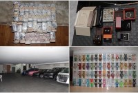 Polisi menyita uang tunai dan barang-barang mewah, dan mengeluarkan perintah larangan pembuangan ornamen dan mobil sebagai bagian dari penggerebekan. (Foto: SINGAPORE POLICE FORCE)