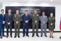 Delegasi Indonesia yang dipimpin oleh Kepala BNN RI Petrus Reinhard Golose dalam kunjungan kerja dengan menemui Kepolisian Kolombia, Senin (25/9/2023). (dok BNN)