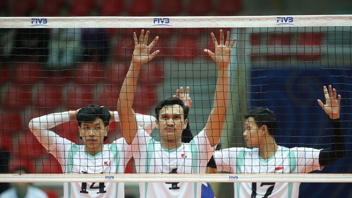 Timnas voli putra Indonesia kalah 1-3 dari China di Asian Games 2023 (dok AVCVOLLEY)