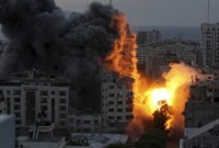 Kementerian Kesehatan Palestina di Gaza menyebutkan 313 orang tewas dan hampir 2.000 lainnya luka-luka akibat serangan Israel. (farsnews)
