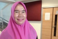 Sekretaris DPMD Kabupaten Penajam Paser Utara, Provinsi Kalimantan Timur Yayuk Eka Pratiwi. (ANTARA/Nyaman Bagus Purwaniawan)