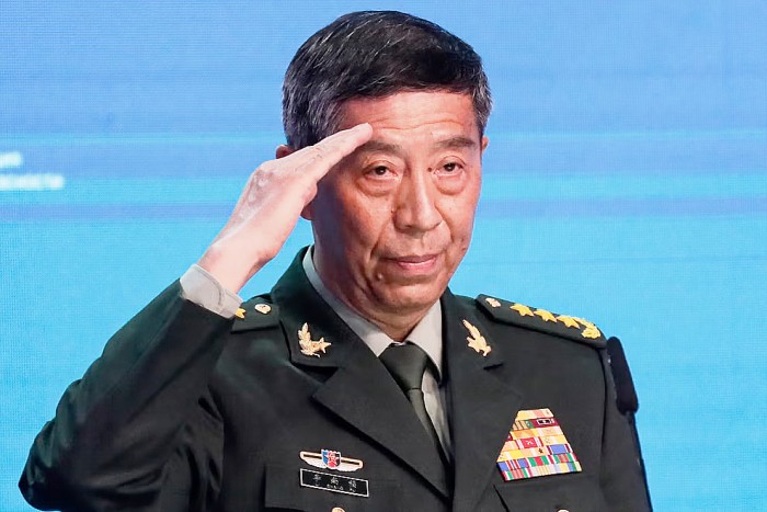 Menteri Pertahanan (Menhan) China, Li Shangfu dipecat dari jabatannya setelah dua bulan menghilang misterius dari pandangan publik. (EFA)
