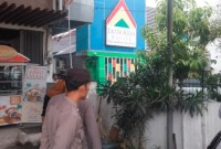 KANTOR JAMKRIDA Kal-Sel terletak di Jalan Haryono MT Banjarmasin Tengah, nyaris terbakar, Minggu (15/10/2023). Foto DO