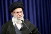 Pemimpin tertinggi Iran Ayatollah Ali Khamenei sebut serangan Israel di Gaza seperti genosida. (WANA/via REUTERS)