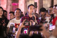 Gibran Rakabuming Raka resmi diumumkan sebagai bakal cawapres pendamping Prabowo Subianto di Pilpres 2024. (CNNIndonesia)