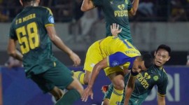 
Barito Putera dan Persikabo bermain imbang 1-1 di Stadion Demang Lehman, Martapura, Jumat (27/10/2023) malam. (ig @Barito Putera)