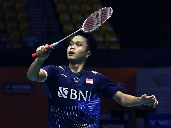 
Anthony Ginting melaju ke babak 16 besar French Open 2023 mengalahkan Magnus Johannesen dengan skor 21-14, 16-21, dan 21-8. (PBSI)