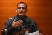 KETUA Komisi Pemberantasan Korupsi (KPK) Firli Bahuri mendapat tambahan pengamanan dari Pusat Polisi Militer (Puspom) TNI setelah ajudannya ditarik Mabes Polri. (ANTARA FOTO)