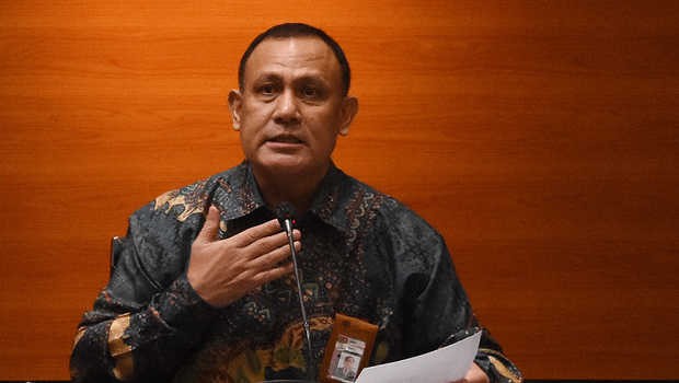KETUA Komisi Pemberantasan Korupsi (KPK) Firli Bahuri mendapat tambahan pengamanan dari Pusat Polisi Militer (Puspom) TNI setelah ajudannya ditarik Mabes Polri. (ANTARA FOTO)