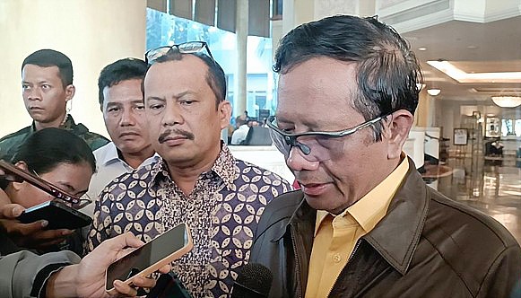 Menko Polhukam RI Mahfud MD. (CNN Indonesia)
