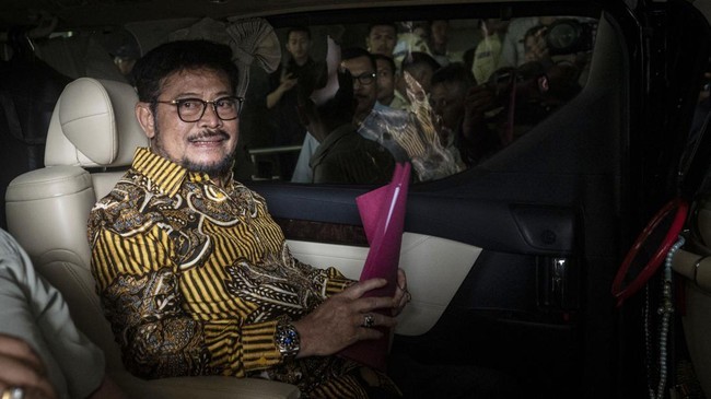 Mantan Menteri Pertanian Syahrul Yasin Limpo. (ANTARA FOTO/Aprillio Akbar)