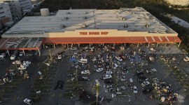 KONDISI di Meksiko usai diterjang badai Otis pada Rabu (25/10/2023) waktu setempat. (AP Photo/Felix Marquez)