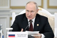 Presiden Rusia Vladimir Putin. (Pavel Bednyakov/Sputnik/Kremlin Pool Photo via AP)