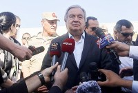Sekjen PBB Antonio Guterres melontarkan pernyataan soal pelanggaran hukum internasional di Gaza dan Israel pun marah gara-gara pernyataan Guterres tersebut. (REUTERS/Amr Abdallah Dalsh)
