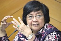 Menteri LHK Siti Nurbaya mengungkap data terbaru terkait kebakaran hutan dan lahan (Karhutla) di Indonesia. Dia menyebut data per 2 Oktober sudah 267 ribu hentare lahan terbakar. (Foto: Istimewa)
